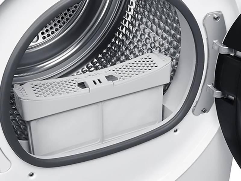 Secadora Haier HD90-A2939-IB Filtro cómodo y bien integrado