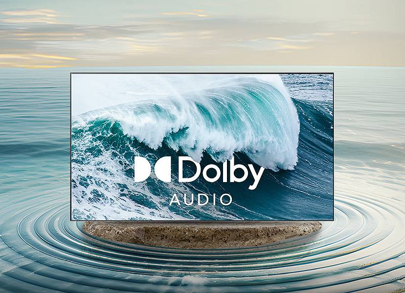 Smart TV Haier H85S80GUX 85'' Sonido claro y equilibrado