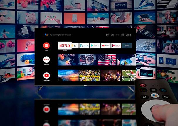 Haier H50K705UG Android TV 11 con acceso a miles de aplicaciones