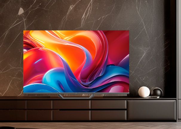 Haier H50S80FUX precio. Peana Central y diseño sin marcos