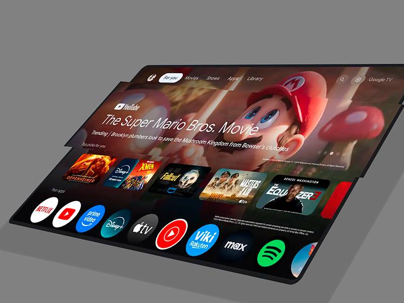 Haier H65S80FUX Google TV con acceso a mil aplicaciones