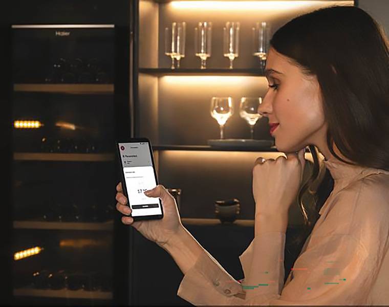 Vinoteca Haier 77 botellas HWS77GDAU1 - Conectividad App hOn Inteligente Vinoteca Haier 77 botellas HWS77GDAU1 Conectividad App hOn Inteligente