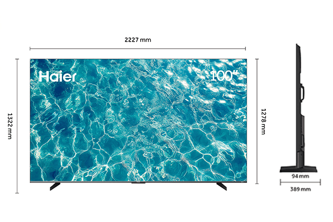 Smart TV Haier H100S90FUX 100'' Smart TV Haier H100S90FUX 100''