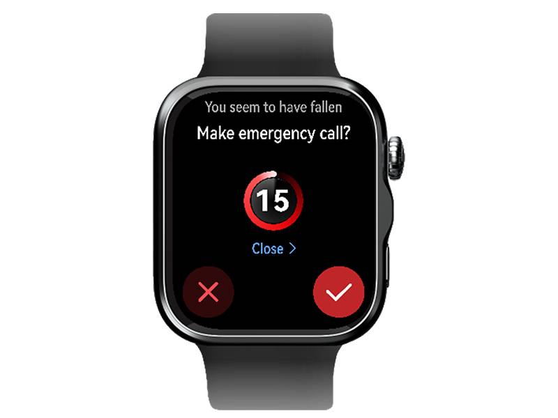 Huawei Watch Fit 5 (38 mm) - Detección de caídas: seguridad que actúa por ti Huawei Watch Fit 5 (38 mm) Detección de caídas: seguridad que actúa por ti