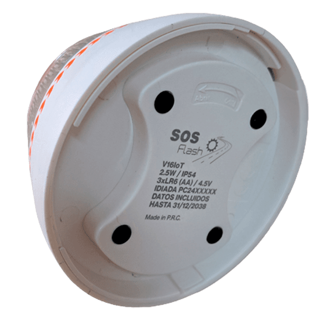 Pack de 2 balizas de emergencia conectadas (V16) INNOVA SOS Flash