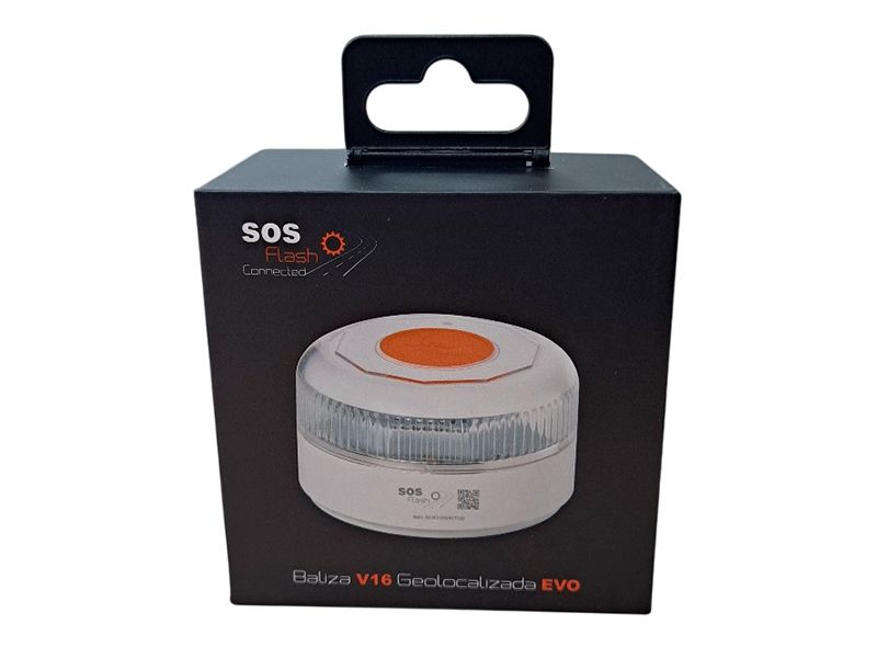 Pack de 2 balizas de emergencia conectadas (V16) INNOVA SOS Flash EVO Certificado IP54