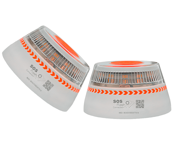 Pack de 2 balizas de emergencia conectadas (V16) INNOVA SOS Flash Pack de 2 balizas de emergencia conectadas (V16) INNOVA SOS Flash