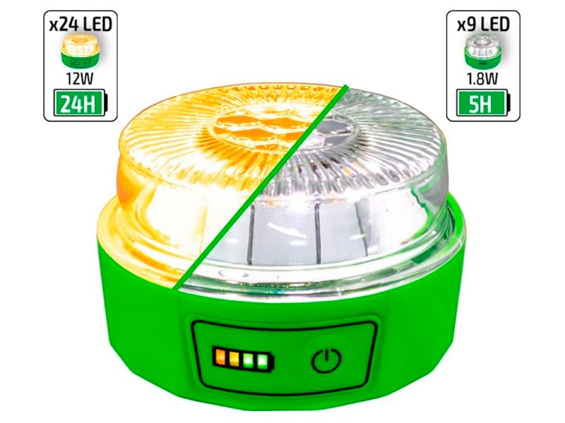 Pack de 2 balizas de emergencia conectadas (V16) JBM - Visible a 1 Km de distancia 360º Pack de 2 balizas de emergencia conectadas (V16) JBM Visible a 1 Km de distancia 360º