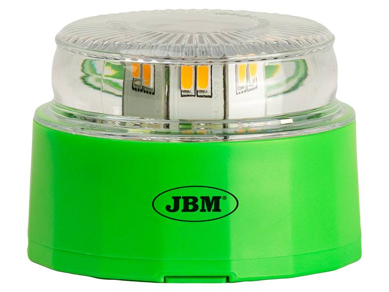 Baliza de emergencia conectada (V16) JBM Diseño antigolpes, certificado IP54