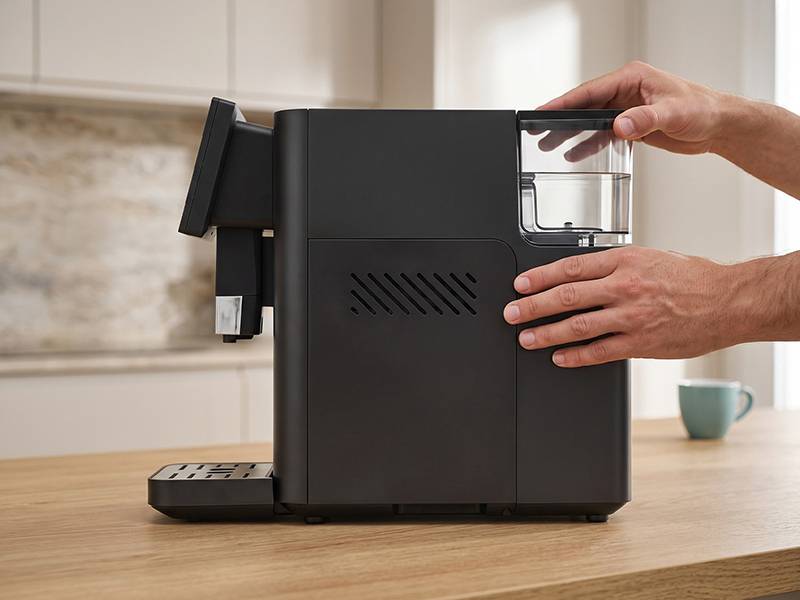 Cafetera Jocca espresso superautomática Easy Touch Depósito extraíble de 1,5 litros