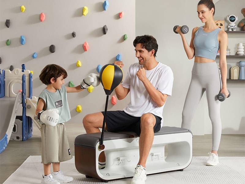 Banco de Fitness Kingsmith FBB1C - Un solo equipo, múltiples ejercicios Banco de Fitness Kingsmith FBB1C Un solo equipo, múltiples ejercicios