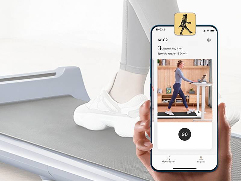 Cinta de andar Kingsmith WalkingPad C2 Seguimiento desde tu smartphone