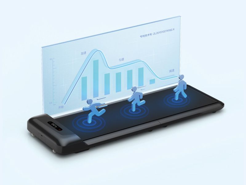 Cinta de andar Kingsmith WalkingPad C2 Control claro y sencillo