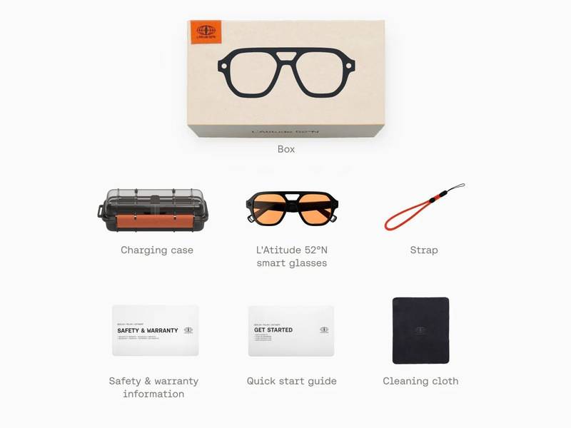 Gafas IA L'Atitude 52ºN Berlin Cinco micrófonos para tus llamadas