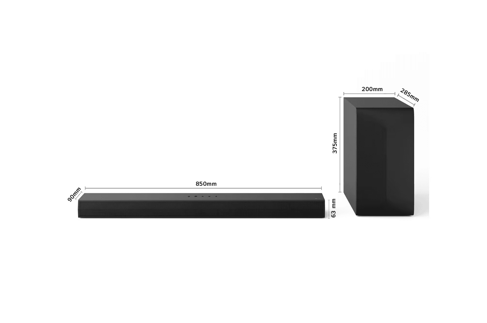 Barra de sonido LG S60T