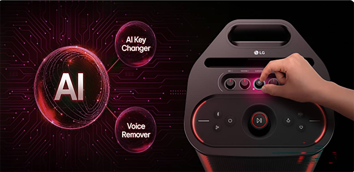 Altavoz LG XBOOM Stage 501 - Monta las mejores fiestas con la función AI Karaoke Altavoz LG XBOOM Stage 501 Monta las mejores fiestas con la función AI Karaoke