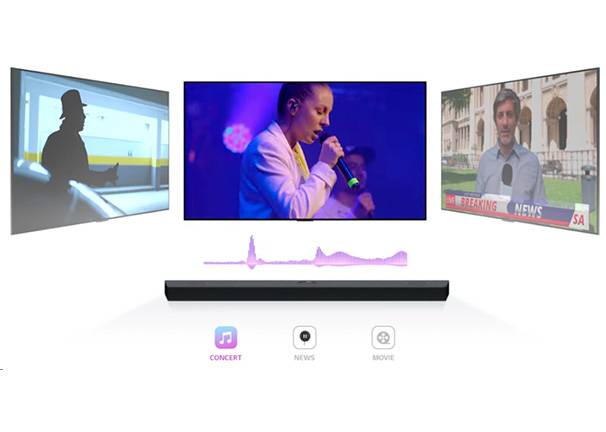 LG Barra de Sonido Soundbar S40T - Sonido inteligente adaptado a cada contenido LG Barra de Sonido Soundbar S40T Sonido inteligente adaptado a cada contenido