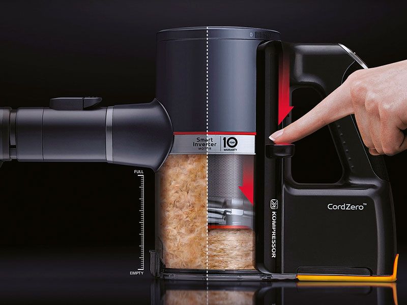 Aspiradora LG A9K-LITE1C Kompressor Comprime polvo, suciedad y pelos