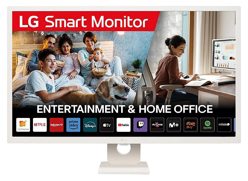 Monitor de gaming LG 32SR50F-W 32'' - El Smart TV más fácil, intuitivo y seguro Monitor de gaming LG 32SR50F-W 32'' El Smart TV más fácil, intuitivo y seguro