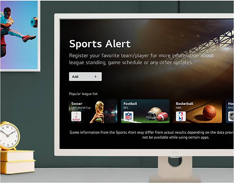 Monitor de gaming LG 32SR50F-W 32'' - Si te gusta el deporte, recibe tus alertas Monitor de gaming LG 32SR50F-W 32'' Si te gusta el deporte, recibe tus alertas