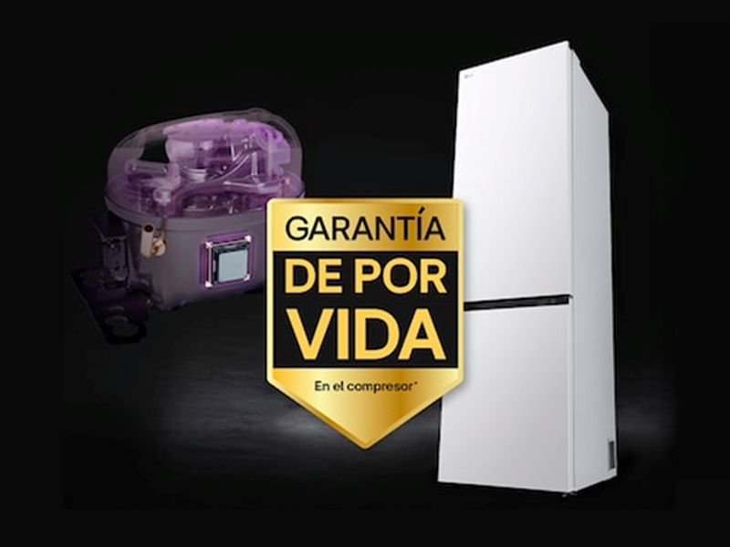 Frigorífico LG GBBSJ10ESW Frigoríficos LG con Garantía de por Vida en el Compresor*