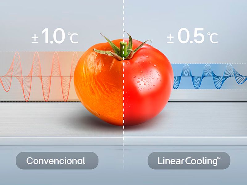 Frigorífico LG GBBSJ10ESW LinearCooling