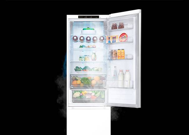 Frigorífico LG GBV3200CPY - Enfría más rápido y uniforme Frigorífico LG GBV3200CPY Enfría más rápido y uniforme