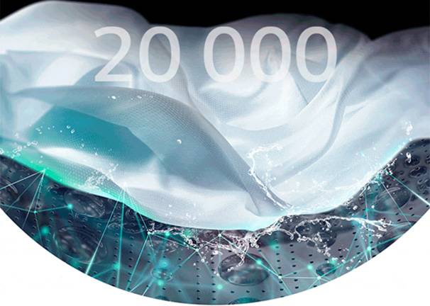 Lavadora LG F4WR5009A3W - AI Direct Drive™. Un 18% menos de desgaste en tu ropa Lavadora LG F4WR5009A3W AI Direct Drive™. Un 18% menos de desgaste en tu ropa