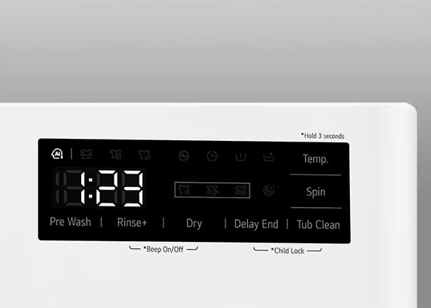 LG lavadora F4WR5009A6M El mejor diseño y funcionalidad