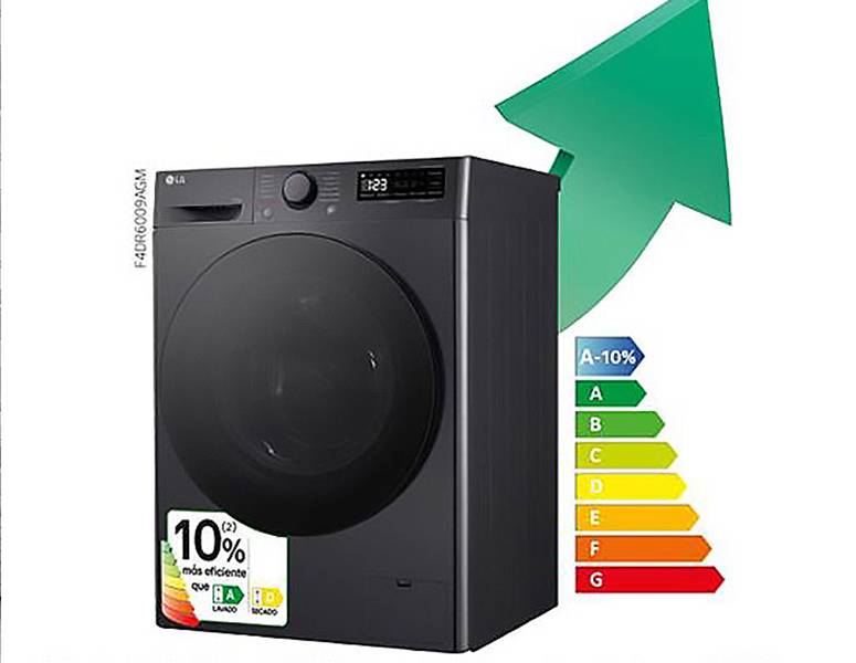 Lavadora secadora LG F4DR6009AGM - Ahorro de energía Lavadora secadora LG F4DR6009AGM Ahorro de energía