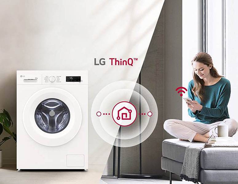 Lavadora secadora LG W4X1085NWH - Conectividad Wifi a través de app ThinQ™ Lavadora secadora LG W4X1085NWH Conectividad Wifi a través de app ThinQ™