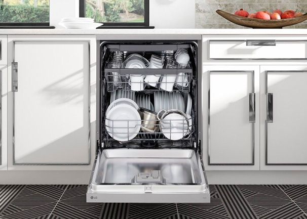 Lavavajillas LG DF243FW precio. Alta temperatura