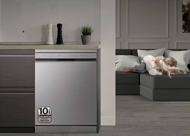 Lavavajillas LG DF243FW Silencioso, eficiente y fiable