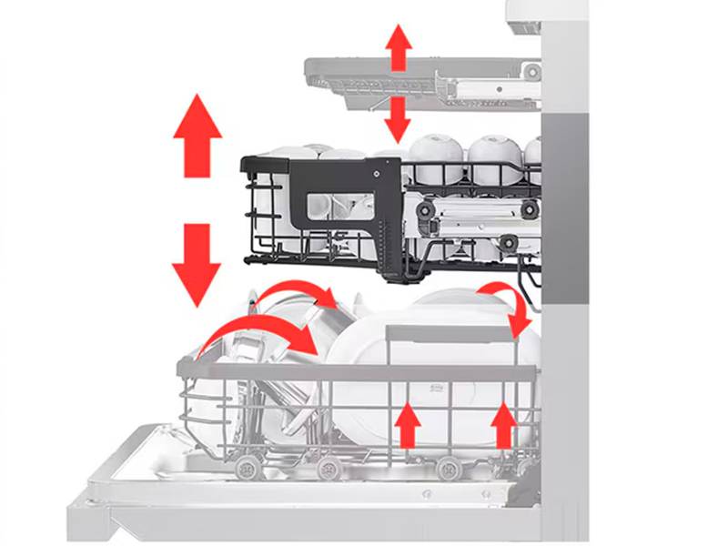 Lavavajillas LG DF273FV - EasyRack Plus Lavavajillas LG DF273FV EasyRack Plus