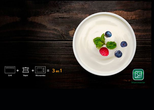 Microondas LG MH6336GIH Máxima higiene y limpieza interior