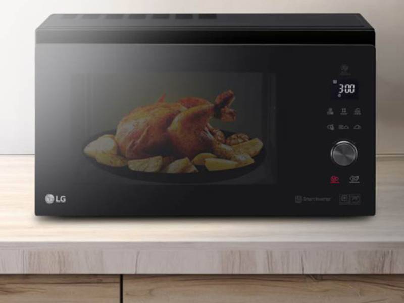 Microondas LG MJ3965BPS Freidora de aire incorporada