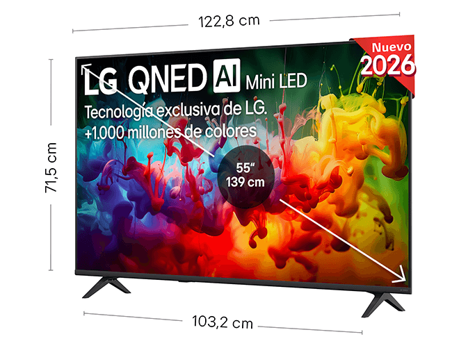 Smart TV LG 55QNED72B6B 55'' Smart TV LG 55QNED72B6B 55''