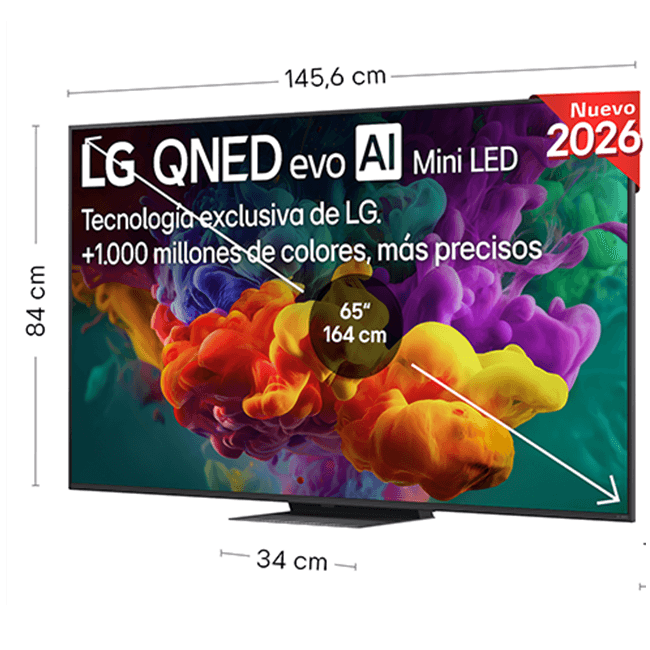 Smart TV LG 65QNED87B6A 65'' Smart TV LG 65QNED87B6A 65''