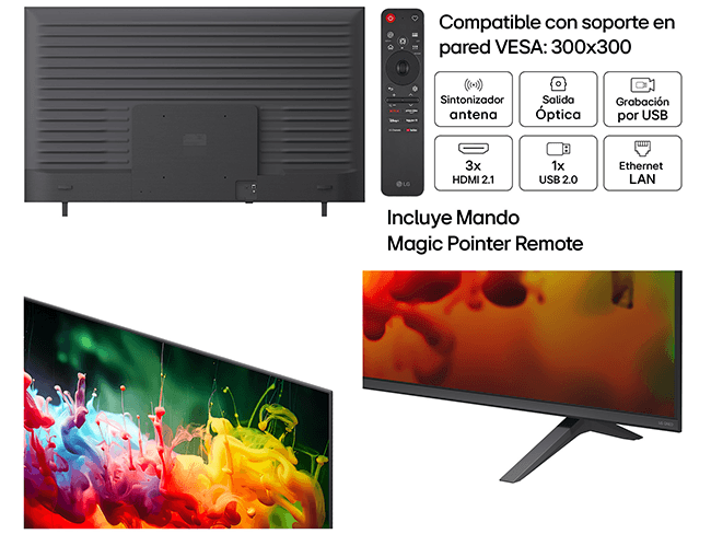 Smart TV LG 65QNED72B6B 65'' Smart TV LG 65QNED72B6B 65''