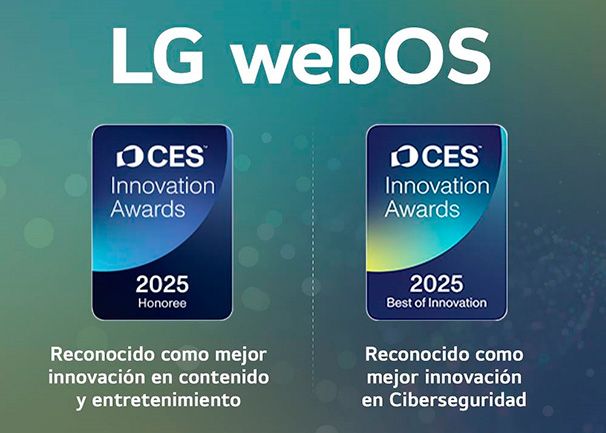 LG OLED55C56LB precio. LG webOS: es Smart TV más premiado en el CES 2025