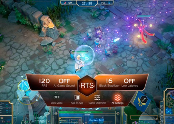 LG 32LQ63006LA Optimizador y panel de juego