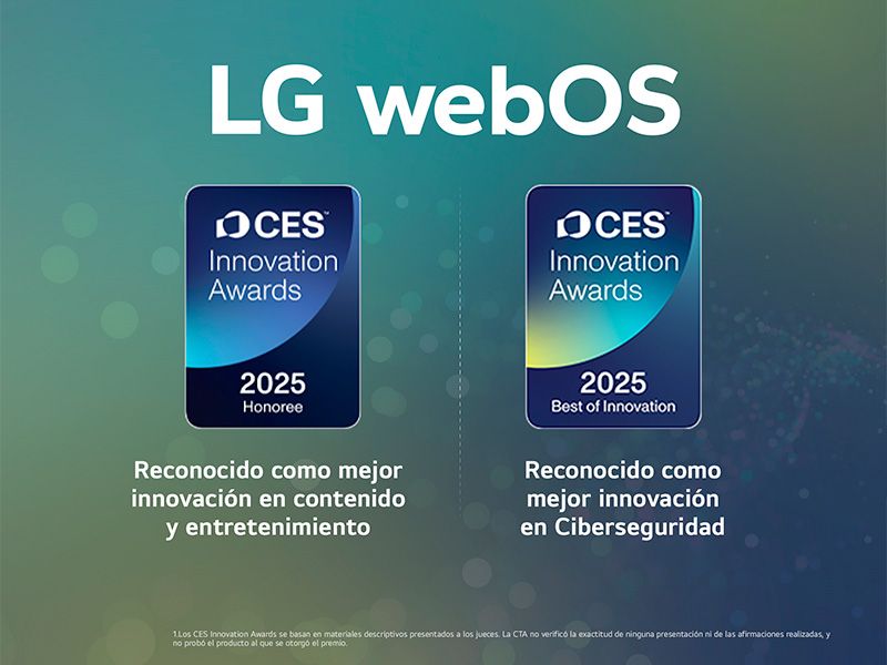 LG 32LR60006LA precio. LG webOS: es Smart TV más premiado en el CES 2025