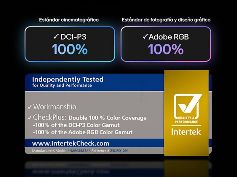 Smart TV LG 75MRGB88B6B 75'' - Triple certificación de cobertura de color al 100% Smart TV LG 75MRGB88B6B 75'' Triple certificación de cobertura de color al 100%