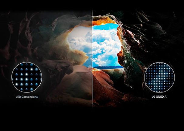 LG 75QNED80A6A - QNED, la tecnología exclusiva de LG con más de 1.000 millones de colores LG 75QNED80A6A QNED, la tecnología exclusiva de LG con más de 1.000 millones de colores
