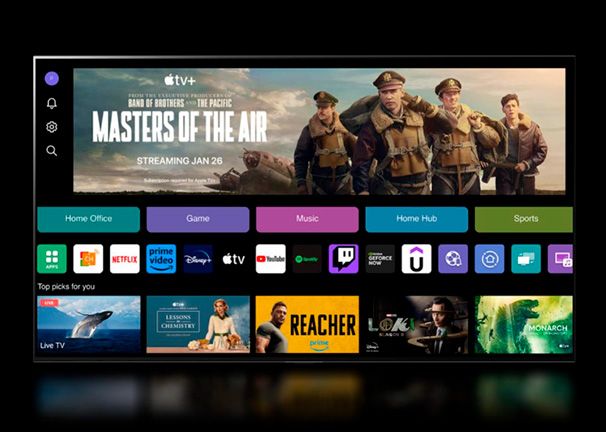 LG 65QNED80T6A precio. WebOS 24. Personaliza tu experiencia