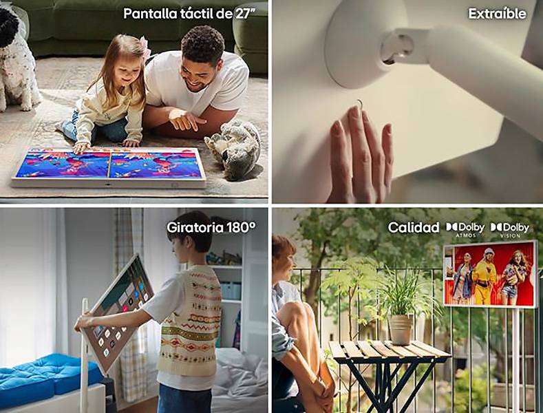 Pantalla Smart táctil LG StanbyME 2 27LX6TDGA - Se adapta a ti para que disfrutes de tus contenidos Pantalla Smart táctil LG StanbyME 2 27LX6TDGA Se adapta a ti para que disfrutes de tus contenidos