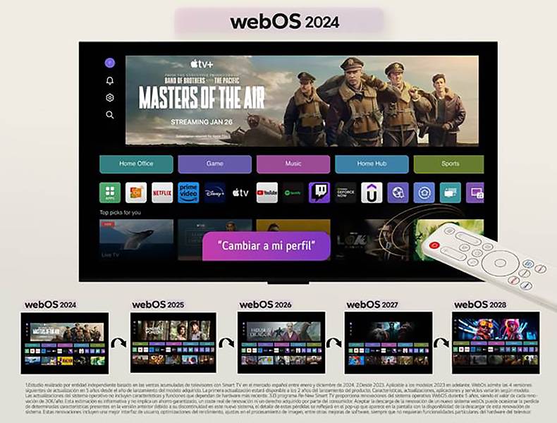 Pantalla Smart táctil LG StanbyME 2 27LX6TDGA - El Smart TV más inteligente que evoluciona a mejor cada año Pantalla Smart táctil LG StanbyME 2 27LX6TDGA El Smart TV más inteligente que evoluciona a mejor cada año