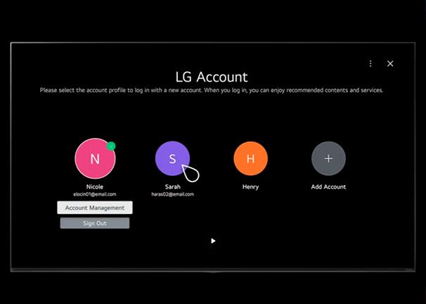 LG 43UR78 precio. Perfil personalizado