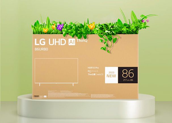 LG 43UR78 precio. Sostenibilidad
