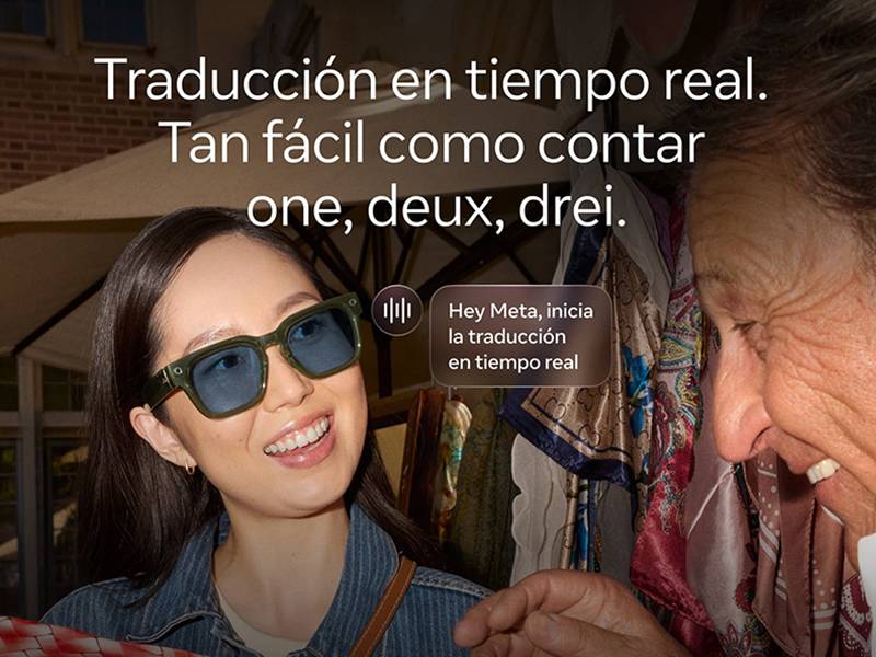 Gafas IA Meta Fury montura estándar - Traducción en más de 20 idiomas Gafas IA Meta Fury montura estándar Traducción en más de 20 idiomas